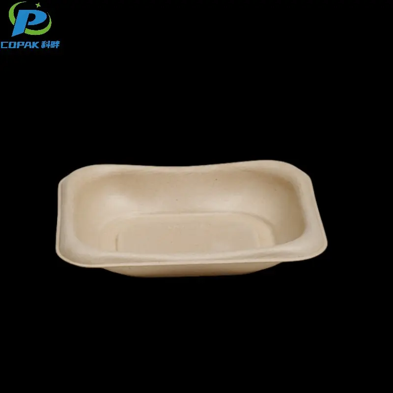 Disposable Bagasse Fiber Fruit and Vegetable Tray