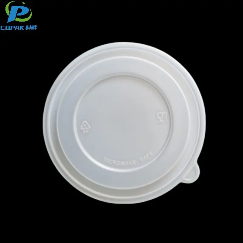 PP Plastic lid for bagasse bowls